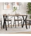 vidaXL Dining Table Legs Y-Frame 120x60x73 cm Steel