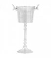 vidaXL Champagne Cooler Solid Aluminium 39x29x71 cm Silver