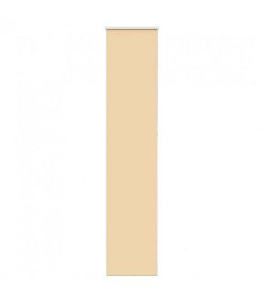vidaXL Roller Blind Blackout Beige 50x230 cm Fabric Width 45.7 cm Polyester