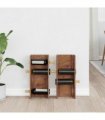 vidaXL Rack Brown 24 x 13 x 54 cm Solid Mahogany Wood