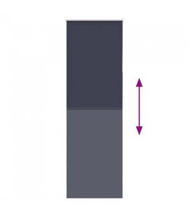vidaXL Roller Blind Blackout Marine 85x230 cm Fabric Width 80.7 cm Polyester