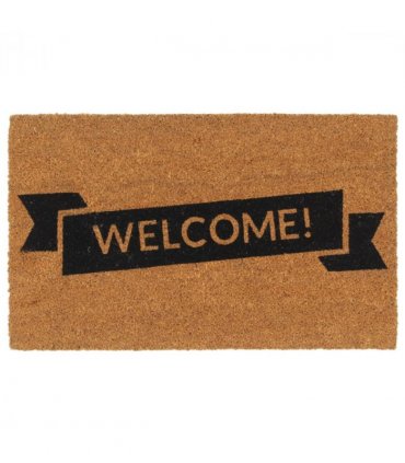 vidaXL Door Mat Natural 45x75 cm Tufted Coir