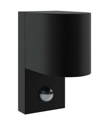 vidaXL Outdoor Wall Light Black 12 x 7 x 15 cm Stainless Steel