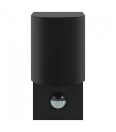 vidaXL Outdoor Wall Light Black 12 x 7 x 15 cm Stainless Steel