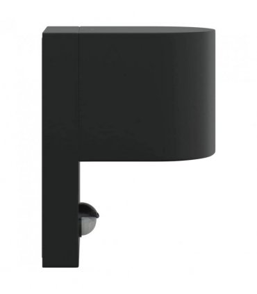vidaXL Outdoor Wall Light Black 12 x 7 x 15 cm Stainless Steel