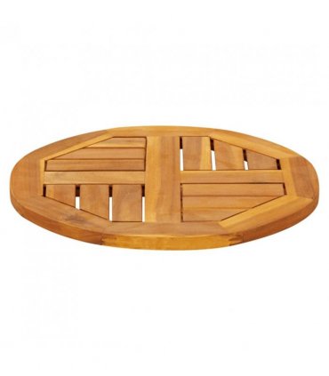 vidaXL Table Top Ø40x2 cm Round Solid Wood Acacia