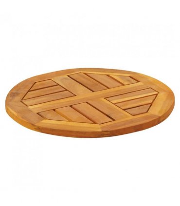 vidaXL Table Top Ø40x2 cm Round Solid Wood Acacia