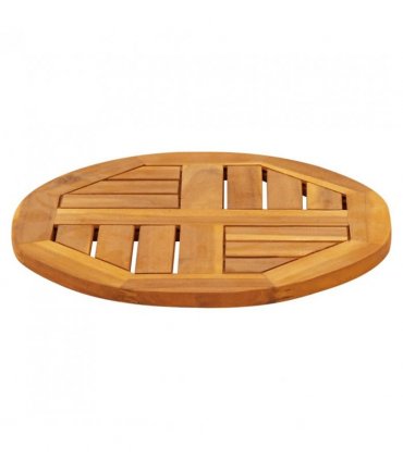 vidaXL Table Top Ø40x2 cm Round Solid Wood Acacia