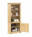 vidaXL Highboard Corona 74x38x170 cm Solid Wood Pine