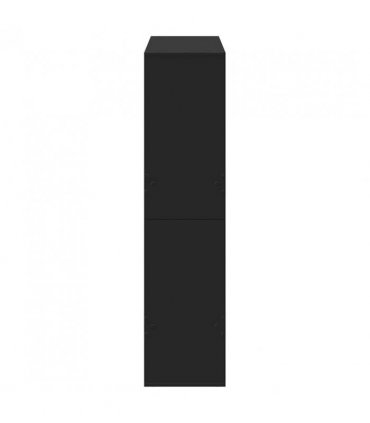 vidaXL Room Divider Black 100x33x135 cm Engineered Wood