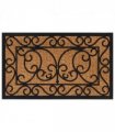 vidaXL Door Mat Rectangular 45x75 cm Rubber and Coir