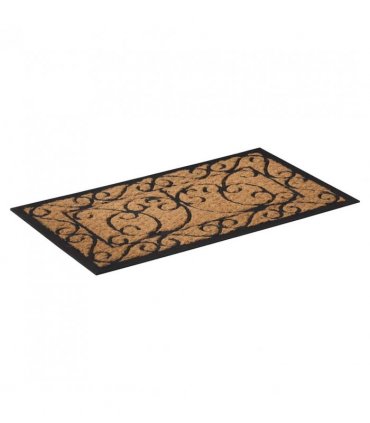 vidaXL Door Mat Rectangular 45x75 cm Rubber and Coir