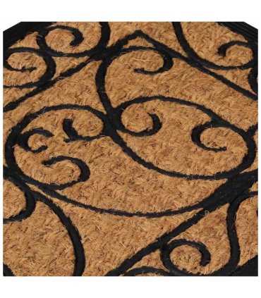 vidaXL Door Mat Rectangular 45x75 cm Rubber and Coir