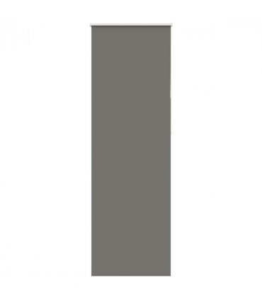 vidaXL Roller Blind Blackout Grey 80x210 cm Fabric Width 75.7 cm Polyester