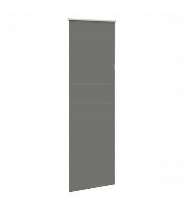 vidaXL Roller Blind Blackout Grey 80x210 cm Fabric Width 75.7 cm Polyester