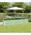 vidaXL Planter Green 240 x 40 x 45 cm Steel
