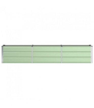 vidaXL Planter Green 240 x 40 x 45 cm Steel