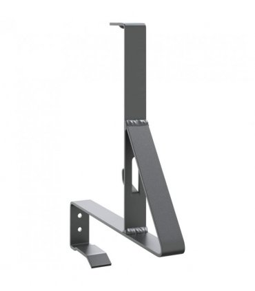 vidaXL Snow Guard Support 2 pcs Anthracite 29.5 x 3 x 34.5 cm Steel