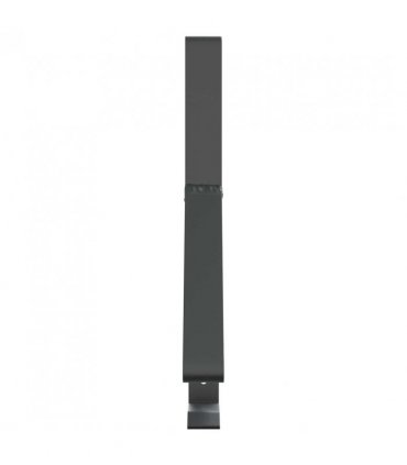 vidaXL Snow Guard Support 2 pcs Anthracite 29.5 x 3 x 34.5 cm Steel