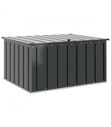 vidaXL Garden Storage Box Black 101 x 82 x 50 cm Steel