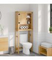vidaXL Bathroom Washing Machine Cabinet Corona Solid Wood Pine