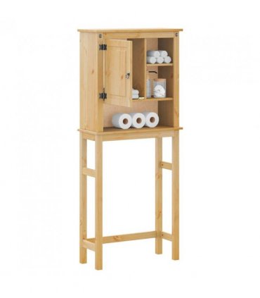 vidaXL Bathroom Washing Machine Cabinet Corona Solid Wood Pine