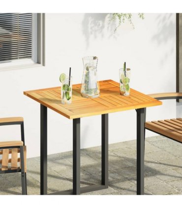 vidaXL Table Top 70x70x2 cm Square Solid Wood Acacia