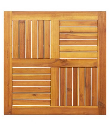 vidaXL Table Top 70x70x2 cm Square Solid Wood Acacia