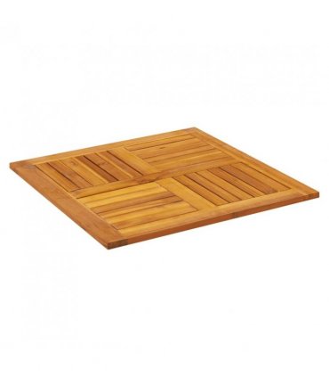 vidaXL Table Top 70x70x2 cm Square Solid Wood Acacia