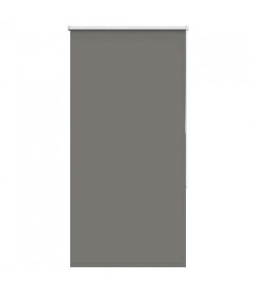 vidaXL Roller Blind Blackout Grey 80x150 cm Fabric Width 75.7 cm Polyester