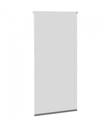 vidaXL Roller Blind Blackout Grey 80x150 cm Fabric Width 75.7 cm Polyester