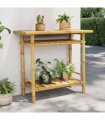 vidaXL Console Table 90x37x75 cm Bamboo