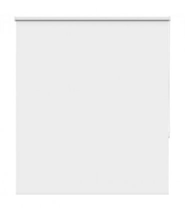 vidaXL Roller Blind Blackout White 140x175 cm Fabric Width 136.6 cm Polyester