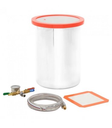 vidaXL Vacuum Chamber Stainless Steel 22.7 L