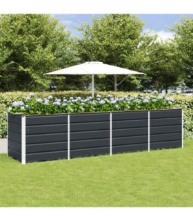vidaXL Planter Anthracite 240 x 80 x 75 cm Steel