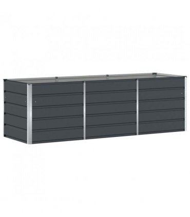 vidaXL Planter Anthracite 240 x 80 x 75 cm Steel