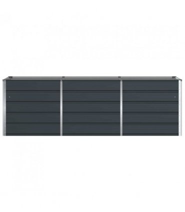 vidaXL Planter Anthracite 240 x 80 x 75 cm Steel