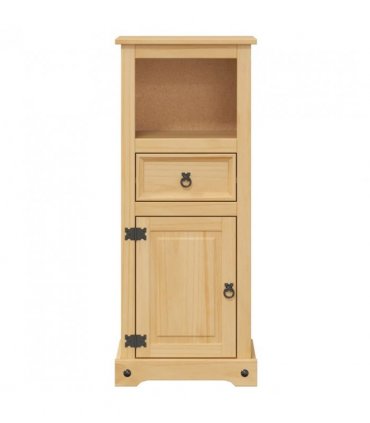 vidaXL Bathroom Cabinet Corona 45x33x110 cm Solid Wood Pine