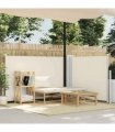 vidaXL Side Awning | Cream