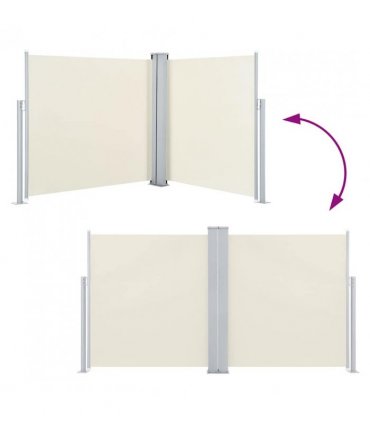 vidaXL Side Awning | Cream