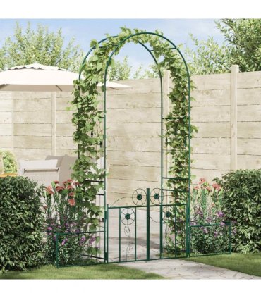 vidaXL Garden Arch with Lock Green 203 x 50 x 218 cm
