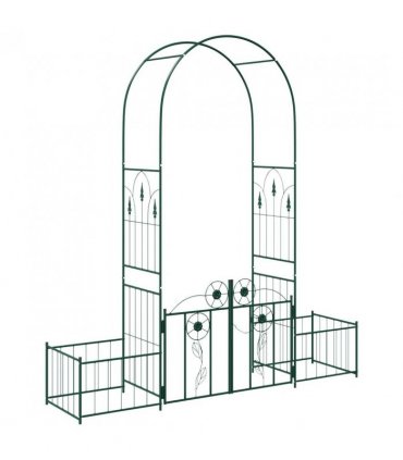 vidaXL Garden Arch with Lock Green 203 x 50 x 218 cm