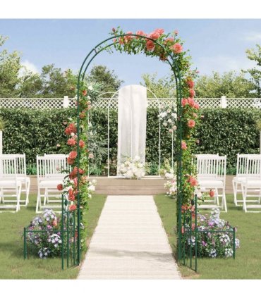 vidaXL Garden Arch with Lock Green 203 x 50 x 218 cm