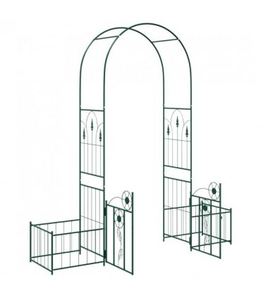 vidaXL Garden Arch with Lock Green 203 x 50 x 218 cm
