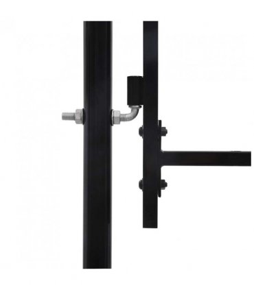 vidaXL Single Door Fence Gate Boxtel with Hoop Top 100 x 75 cm