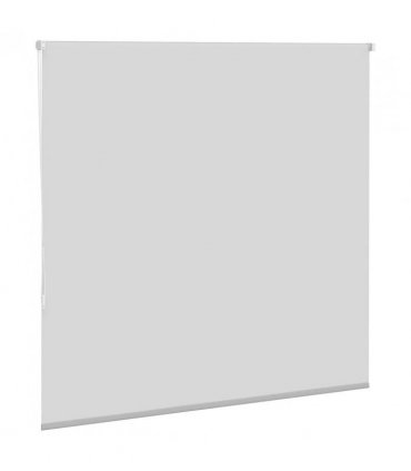 vidaXL Roller Blind Blackout Light Grey 150x130 cm Fabric Width 146.6 cm Polyester