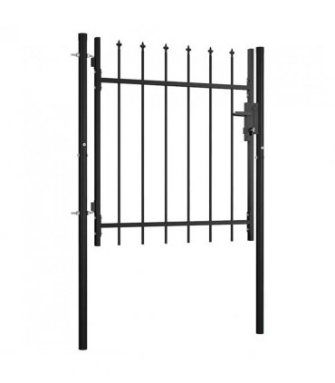 vidaXL Door Fence Gate BOXTEL with Spear Top 100x75 cm