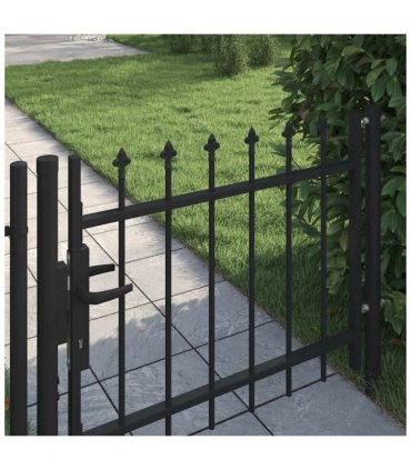 vidaXL Door Fence Gate BOXTEL with Spear Top 100x75 cm