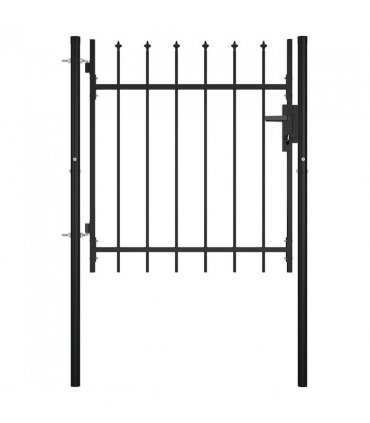 vidaXL Door Fence Gate BOXTEL with Spear Top 100x75 cm