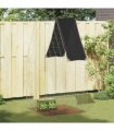vidaXL Rabbit Cage Silver 100 x 100 x 210 cm Galvanised Steel